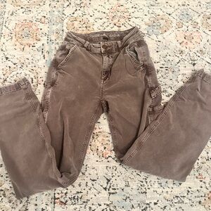 American Eagle Brown Straight-Leg Carpenter Pants | 24R
